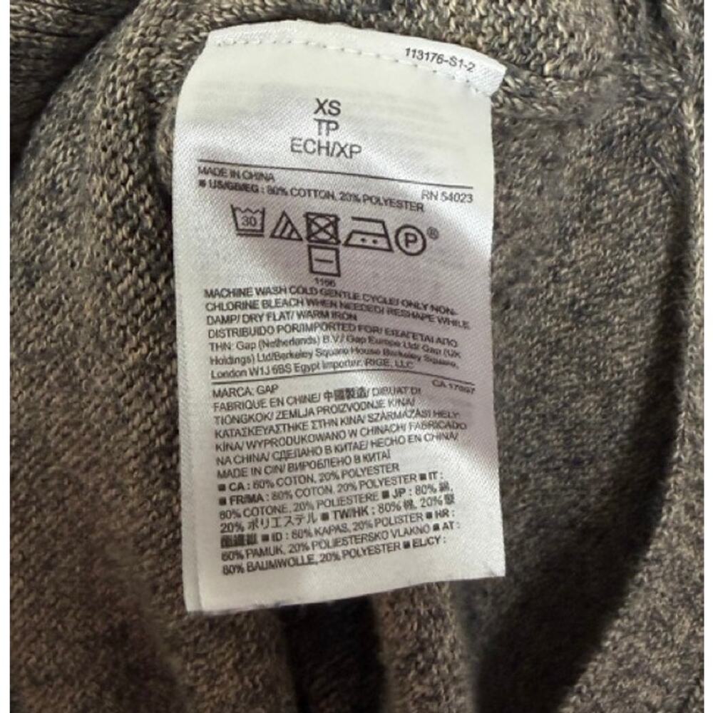 Gap Button Turtleneck Pullover Sweater - image 8